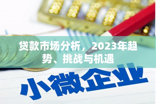 迁安贷款市场分析，2023年趋势、挑战与机遇