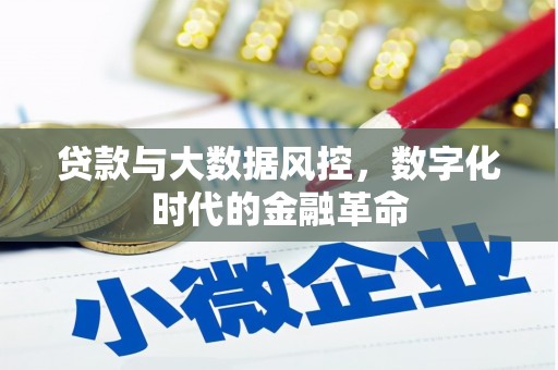 迁安贷款与大数据风控，数字化时代的金融革命