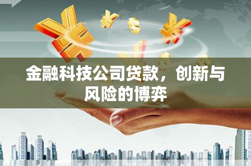 迁安金融科技公司贷款，创新与风险的博弈