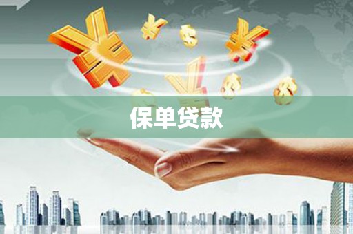 迁安保单贷款
