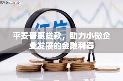 迁安平安普惠贷款，助力小微企业发展的金融利器