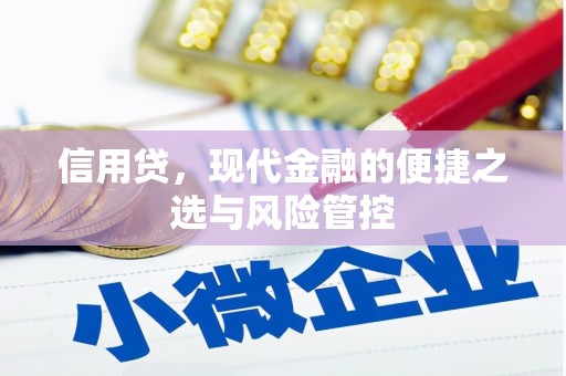 迁安信用贷，现代金融的便捷之选与风险管控