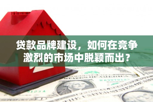 迁安贷款品牌建设，如何在竞争激烈的市场中脱颖而出？