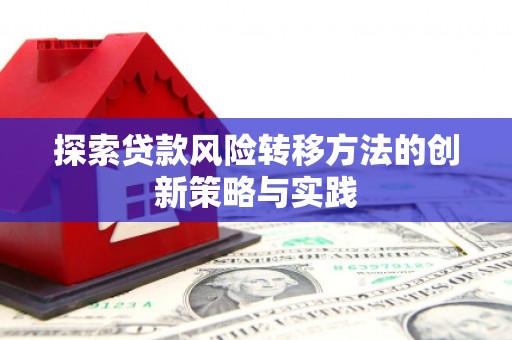 迁安探索贷款风险转移方法的创新策略与实践